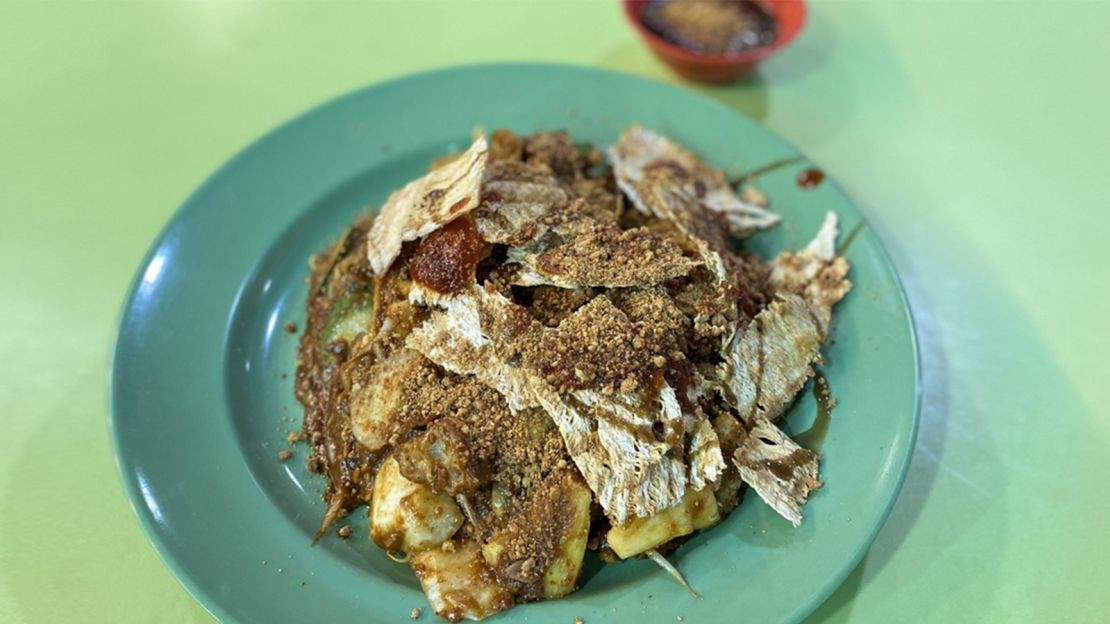 Meaning "mixed" in Malay, rojak is a traditional salad in Singapore.
