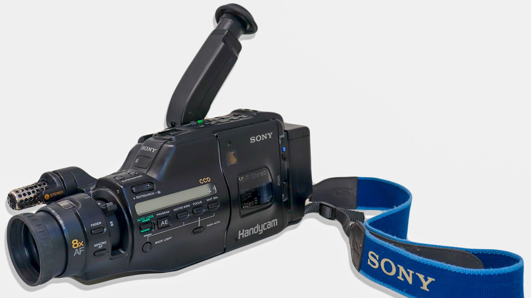 This Sony camera was used by Holliday to film the incident from his apartment.