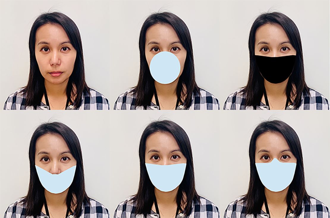 NIST tested various different mask shapes.