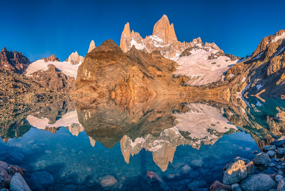 Mount Fitzroy in Argentina's Patagonia region is another stunning landscape along their meandering route.
