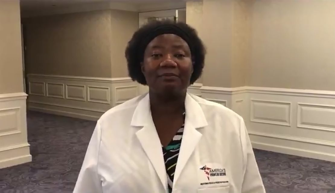 Dr. Stella Immanuel speaks in a video she posted on her Twitter account on July 28, 2020.