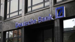 HAMBURG, GERMANY - JULY 04: A Deutsche Bank sign is seen on July 04, 2020 in Hamburg, Germany. (Photo by Jeremy Moeller/Getty Images)