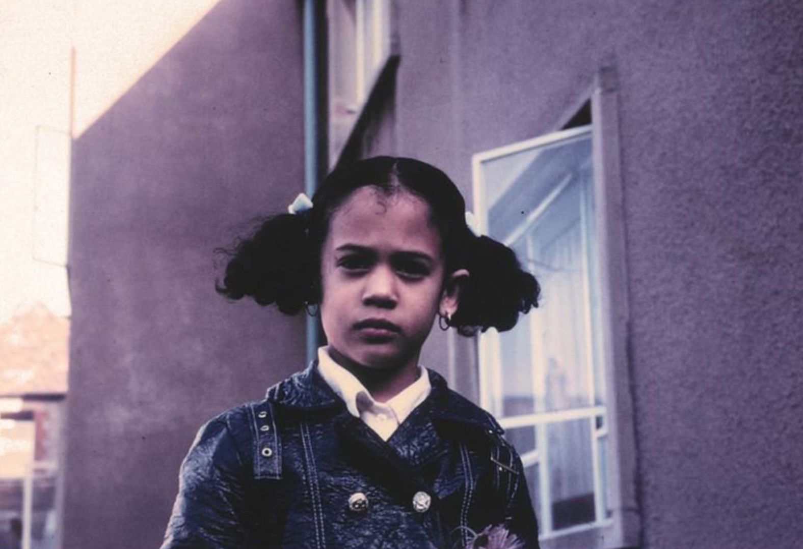 Harris tweeted this photo of her as a child after referencing it during a Democratic debate in June 2019. During the debate, <a href="index.php?page=&url=https%3A%2F%2Fwww.cnn.com%2F2019%2F06%2F28%2Fpolitics%2Fbiden-vs-harris-democratic-debate%2Findex.html" target="_blank">she confronted Joe Biden</a> over his opposition many years ago to the federal government mandating busing to integrate schools. "There was a little girl in California who was bussed to school," <a href="index.php?page=&url=https%3A%2F%2Ftwitter.com%2FKamalaHarris%2Fstatus%2F1144427976609734658" target="_blank" target="_blank">she tweeted.</a> "That little girl was me."
