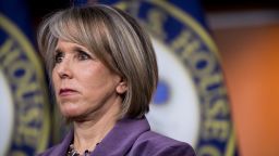 UNITED STATES - FEBRUARY 15: Rep. Michelle Lujan Grisham, D-N.M., participates in the House Democrats' news conference "to hold President Trump accountable for his failed vision for America that has weakened our national security and dishonors our values as a nation" in the Capitol on Wednesday, Feb. 15, 2017. (Photo By Bill Clark/CQ Roll Call)