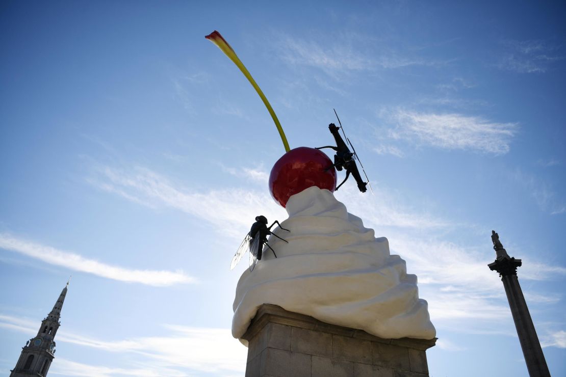 "The End" is the tallest sculpture ever to stand on the plinth.