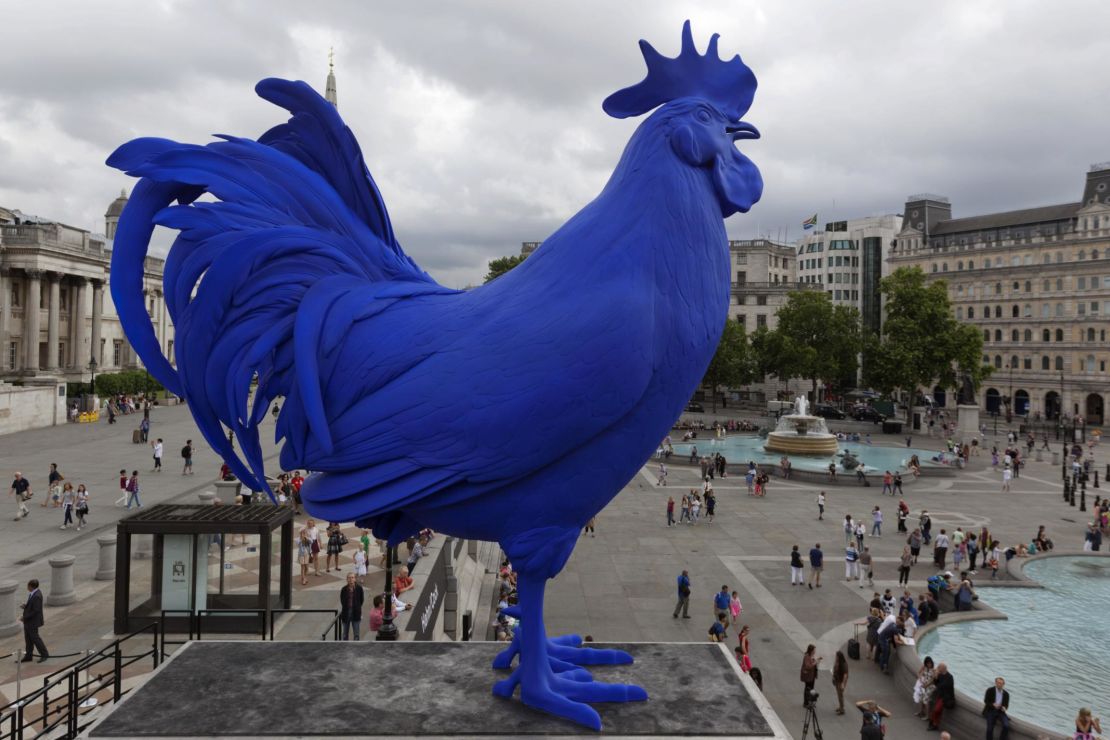 ''Hahn/Cock'' by German artist Katharina Fritsch was unveiled in 2013.