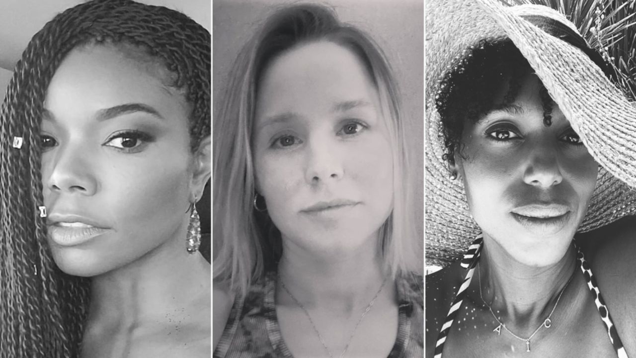 Celebrities and Instagram users are posting black-and-white images in support of women's empowerment with the caption "Challenge accepted." The trend was not created in support of Turkish women. 