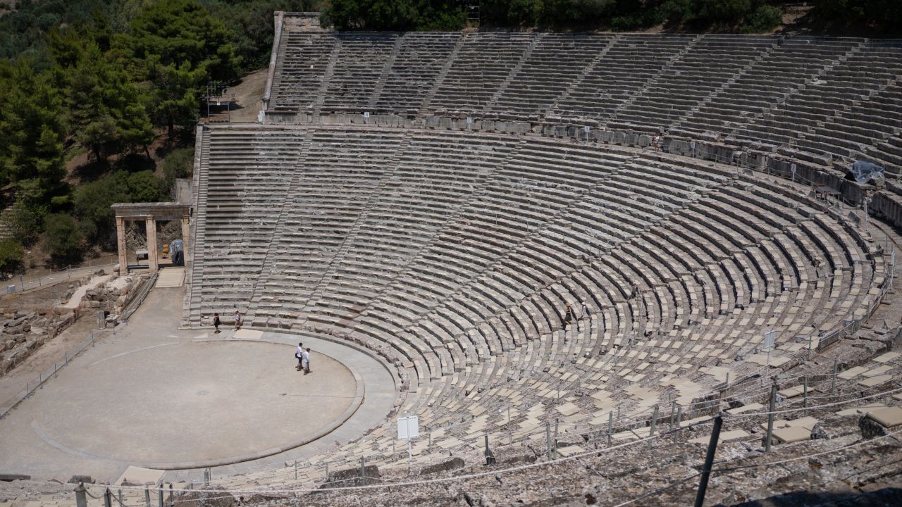 <strong>Ancient wonders:</strong> The theater at Epidauraus was built in the 4th century BCE and has been hosting performances ever since. Fewer visitors this year means you might have it all to yourself.