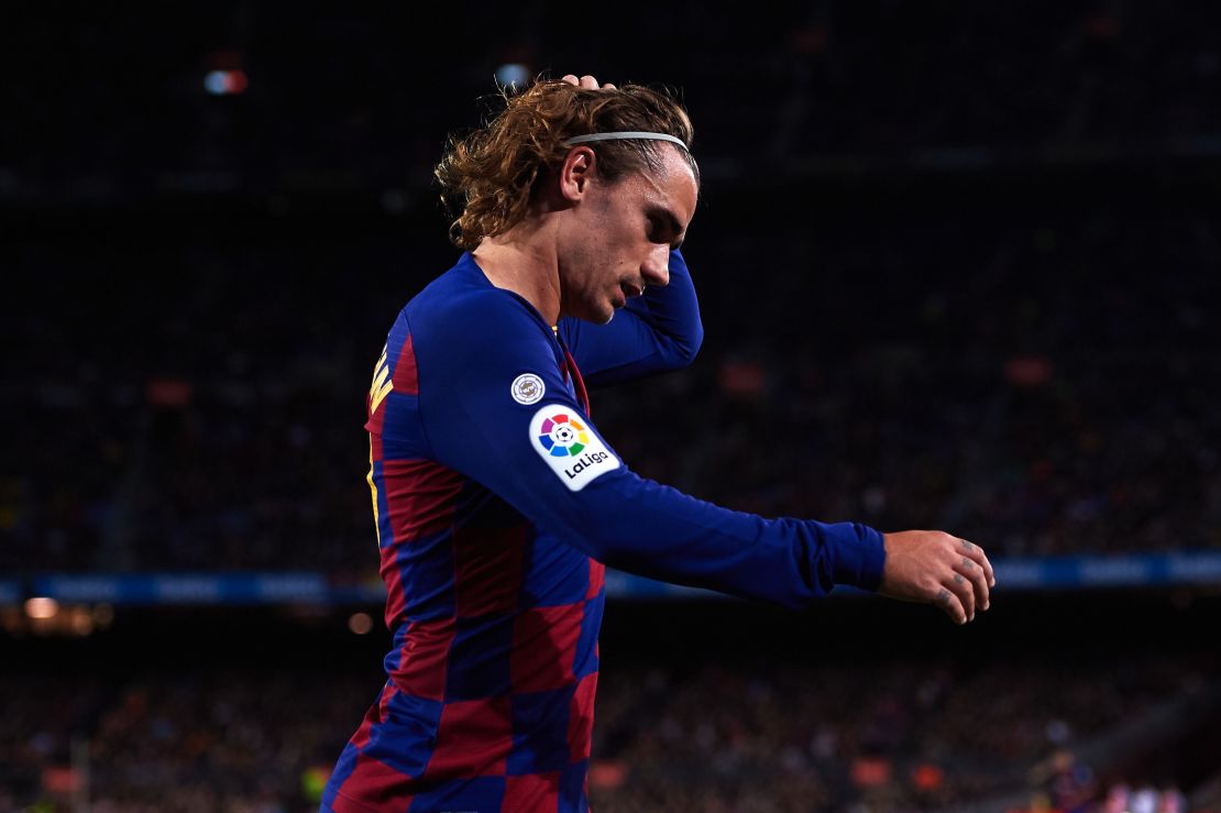 Antoine Griezmann has failed to live up to his previous performances since signing for Barcelona.