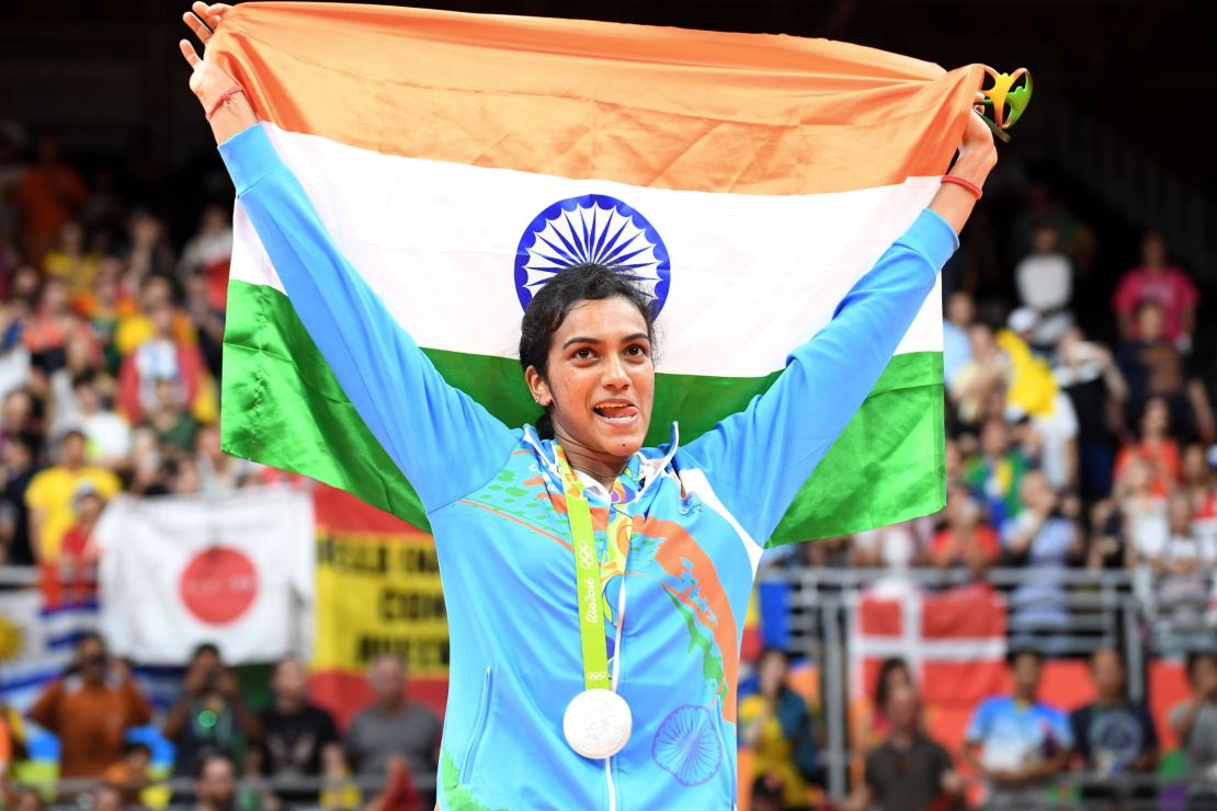 Landmark moment: At the 2016 Games, P V Sindhu became the first woman in India's history to win an Olympic silver medal