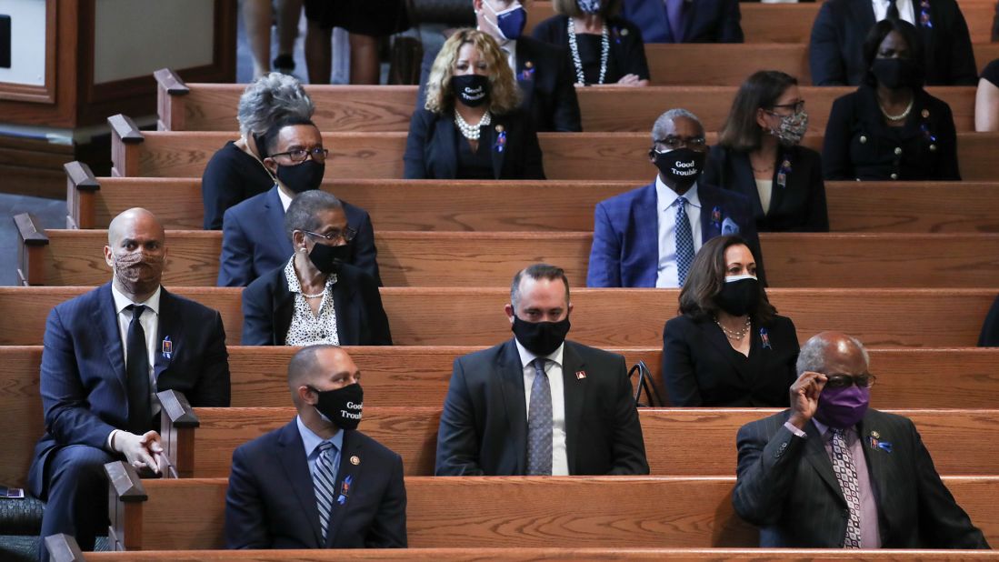 Members of Congress attend the service.