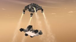 mars rover skycrane landing system