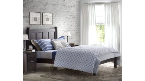 Bed Frames At Wayfair Cnn, Grain Wood Furniture Montauk Queen Solid Panel Bed Rustic Grey