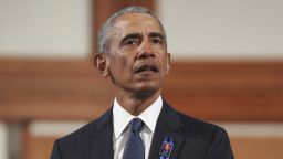 ATLANTA, GA - JULY 30:  Former U.S. President Barack Obama speaks during the funeral service of the late Rep. John Lewis (D-GA) at Ebenezer Baptist Church on July 30, 2020 in Atlanta, Georgia.  Former U.S. President Barack Obama gave the eulogy for the late Democratic congressman and former presidents George W. Bush and Bill Clinton were also in attendance. Rep. Lewis was a civil rights pioneer, contemporary of Dr. Martin Luther King, Jr. and helped to organize and address the historic March on Washington in August 1963. (Photo by Alyssa Pointer-Pool/Getty Images)