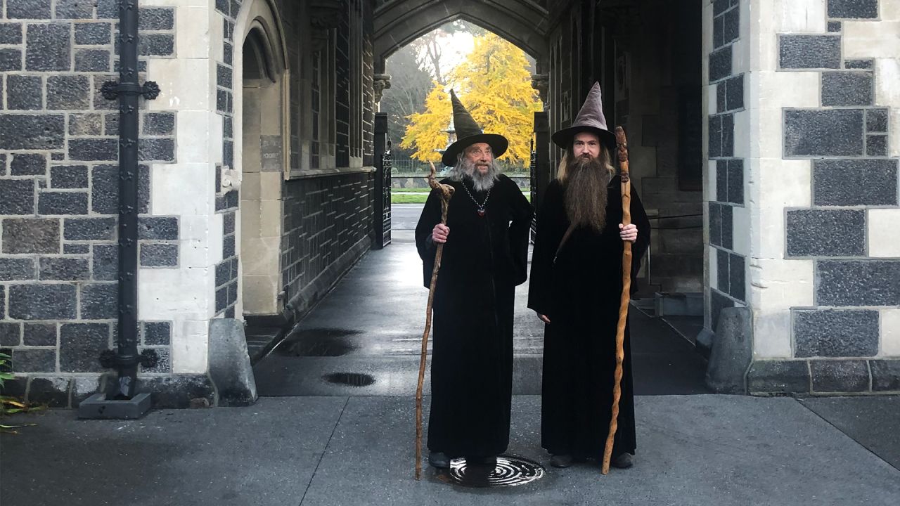 The Wizard and his apprentice, Ari Freeman, in Christchurch on June 2, 2020.
