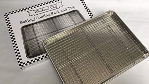 Checkered Chef Baking Sheet and Rack Set