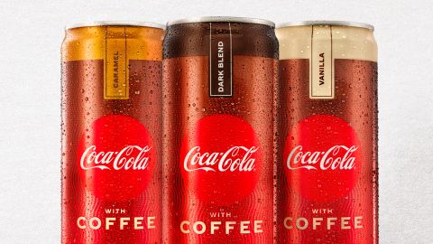 Coke with coffee will debut in US stores in January.
