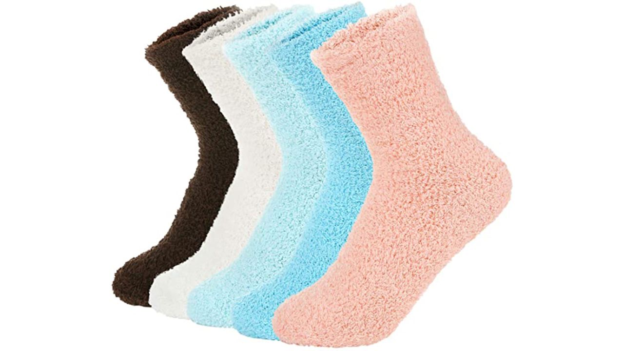 Zando Warm Super Soft Plush Slipper Sock