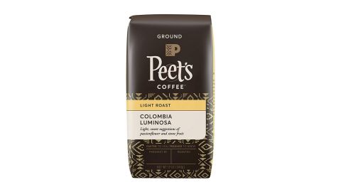 Peet's Coffee Colombia Luminosa Light Roast Ground Coffee, 12-Ounce