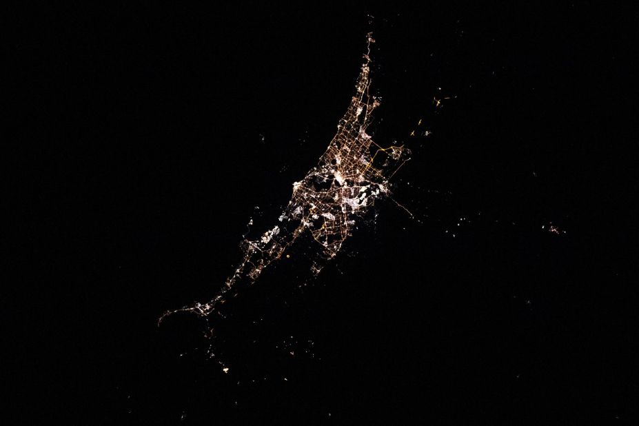 Perth, Australia, is pictured from the International Space Station as it orbited west of the city on July 23.