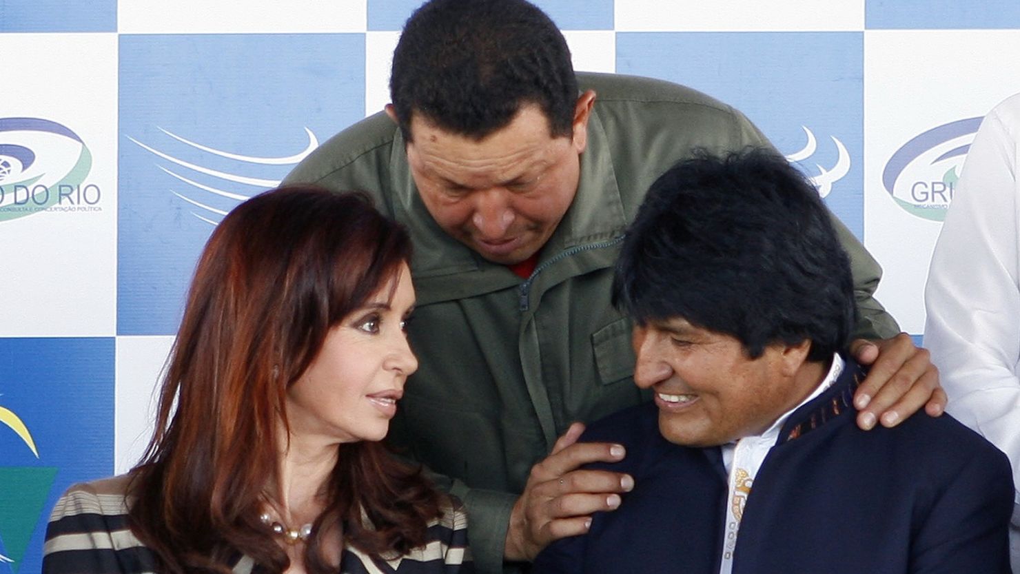 Hugo Chávez, Cristina Fernández de Kichner y Evo Morales, tres líderes que durante sus mandatos en Venezuela, Argentina y Bolivia, respectivamente, impulsaron nacionalizaciones parciales de industrias estratégicas.