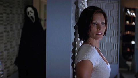 Courteney Cox as Gale Weathers in "Scream 2."