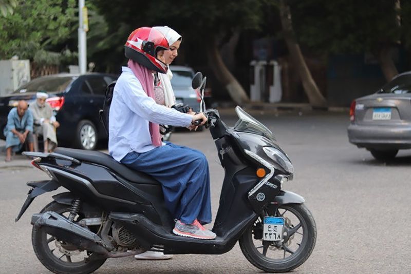 ladies moped bike