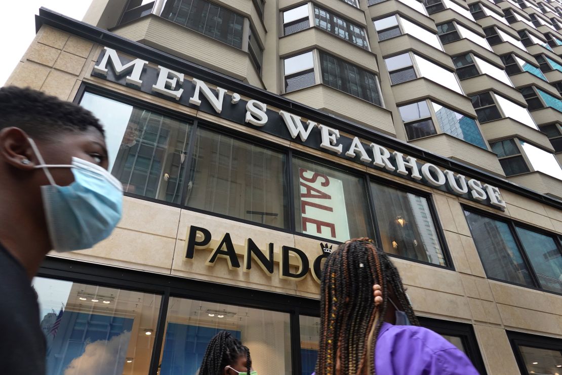 A  Men's Wearhouse store in Chicago, Illinois.