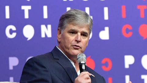 Sean Hannity speaks at a 2019 conference