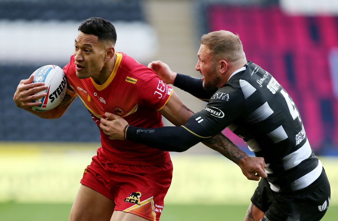 Folau joined Catalans Dragons earlier this year.