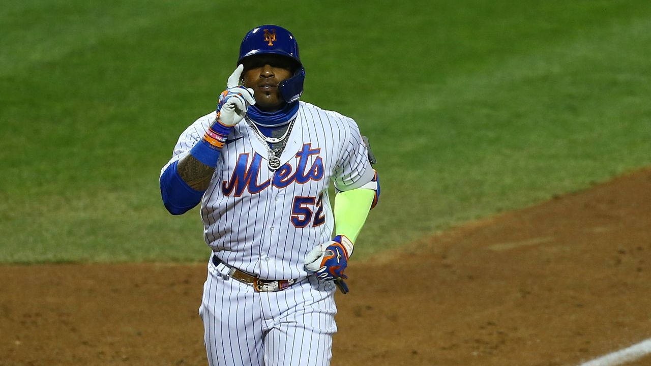 Céspedes celebrates a home run against the Boston Red Sox last month.
