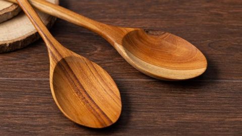Orchid Prime Teak Wood Spoon