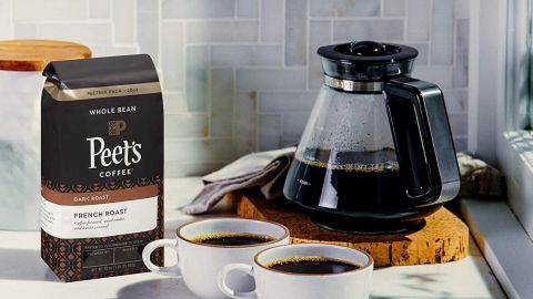 Peet's Coffee French Roast Dark Roast Whole Bean Coffee, 20-Ounce