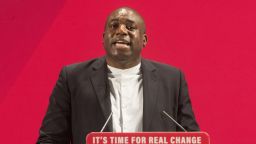 LONDON, UNITED KINGDOM - NOVEMBER 26: British Labour party politician David Lammy MP speaks at the launch of the 'Race and Faith' general election manifesto in London, United Kingdom on November 26, 2019.  (Photo by Ray Tang/Anadolu Agency via Getty Images)