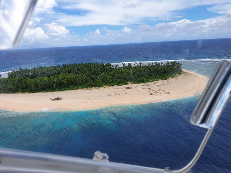 ‘SOS’ In The Sand Saves Three Mariners Stranded On Island | CNN