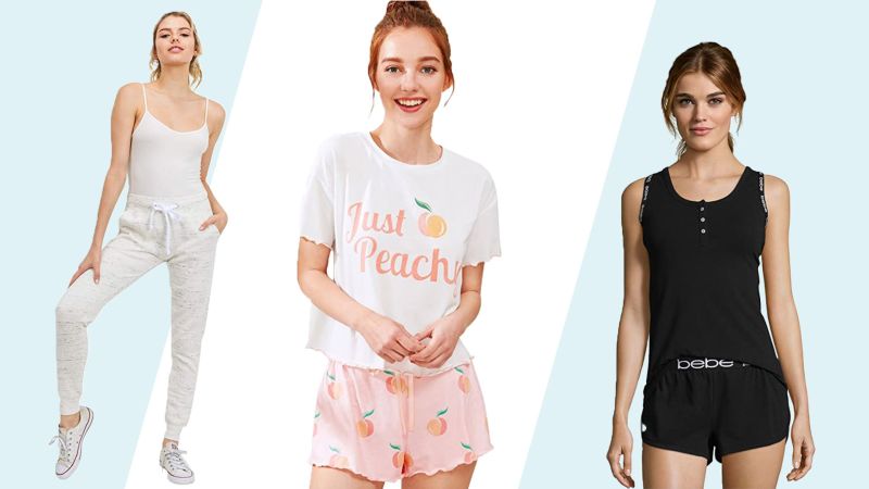 GRACE KARIN Womens 3 Piece Loungewear Set Crop Vest High Waist Shorts and Long Cardigan Pajamas Set 