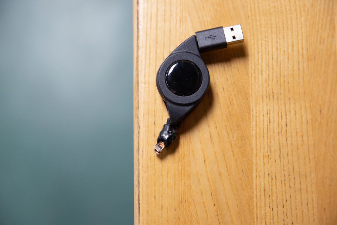 A customer said this AmazonBasics retractable USB cord began melting only a few months after he purchased it. "Had my wife not heard it crackling it could have started a fire," he wrote in a review.