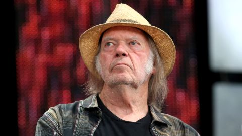 Neil Young is seen in September 2019 in East Troy, Wisconsin.  