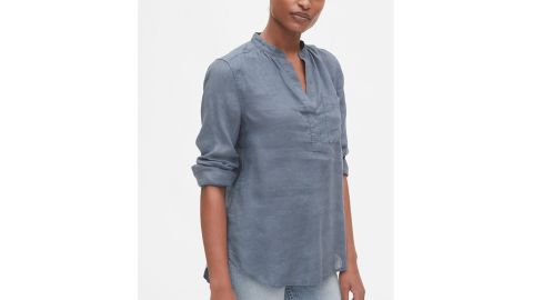 Popover Pocket Shirt in Linen