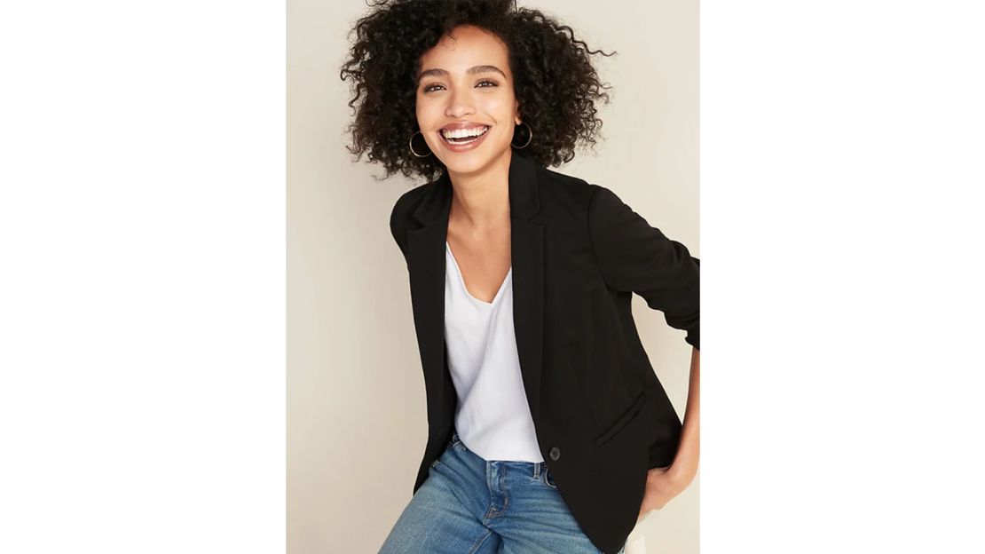 Classic Ponte-Knit Blazer for Women