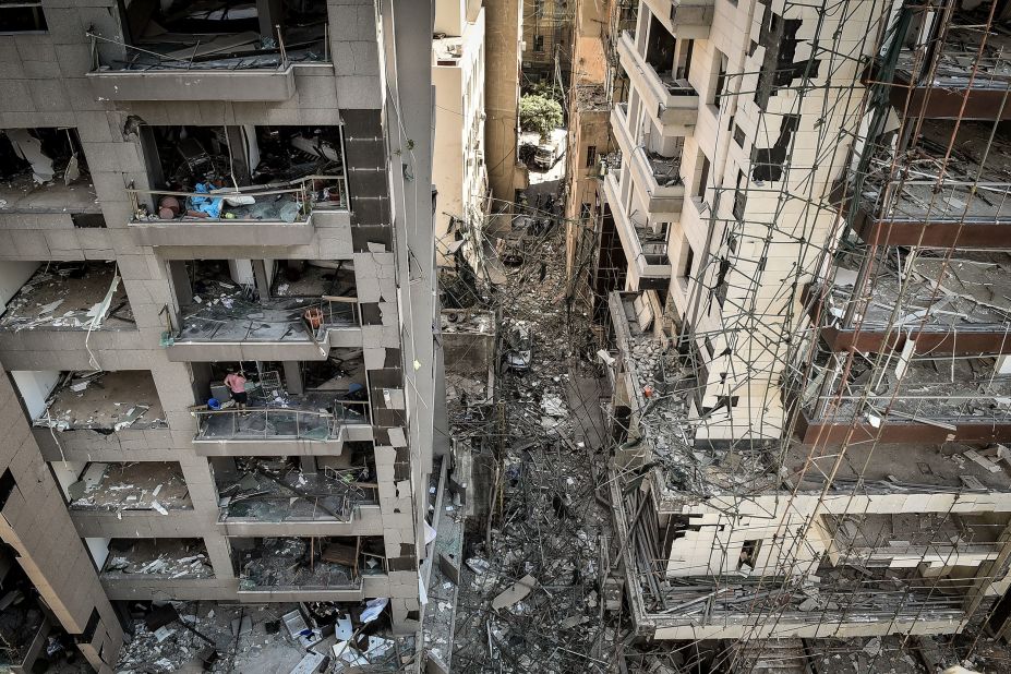 Beirut was declared a "disaster city" by authorities after the explosion.