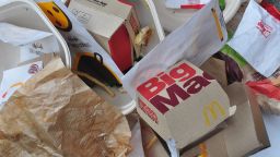 Wrappers tested by Mind the Store campaign/Toxic-Free Future for their report "Packaged in Pollution: Are food chains using PFAS in packaging?