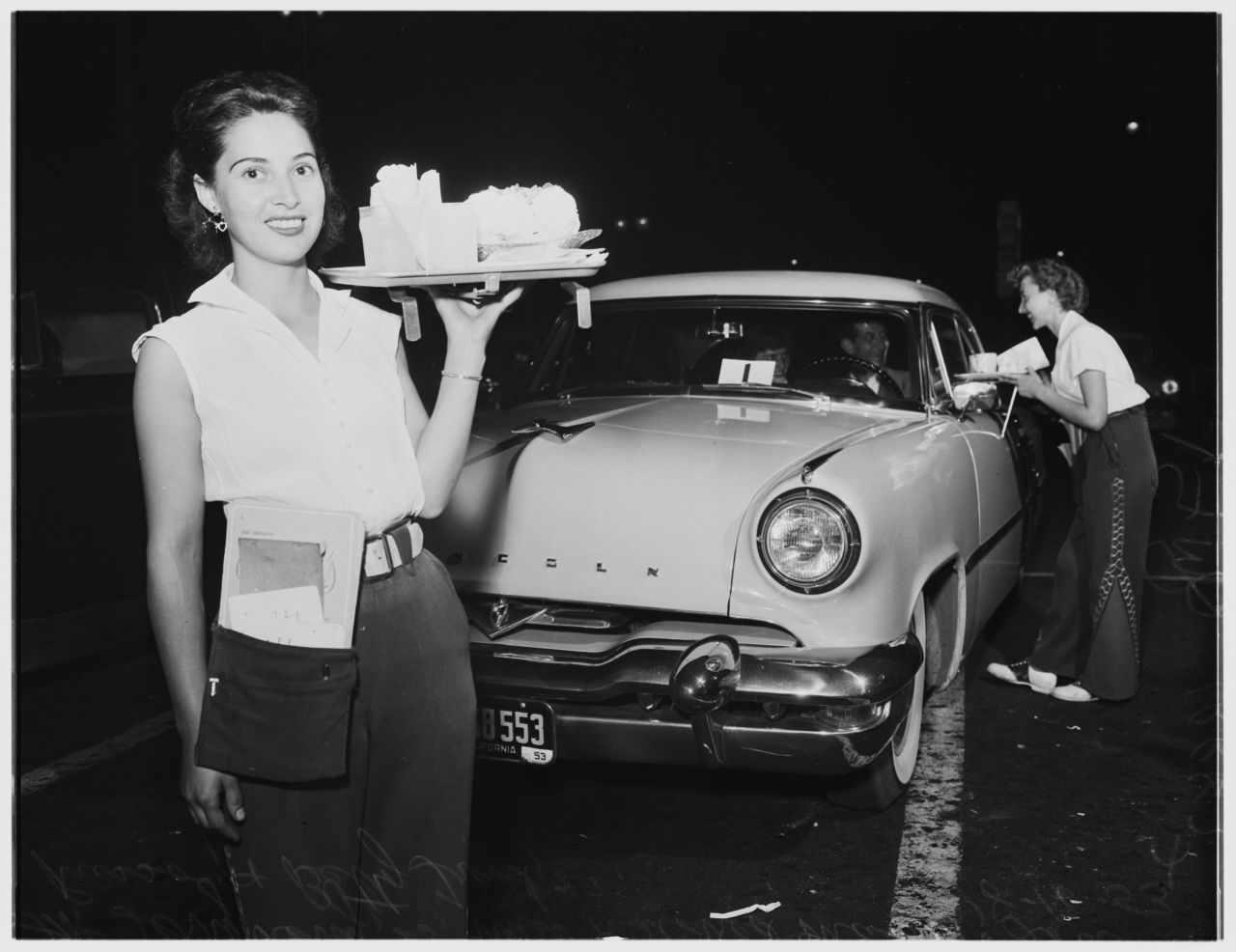 The popularity of carhop dining evolved in America in tandem with the popularity of the automobile itself, predating the fast-food drive-through and reaching a peak in the years following World War II.