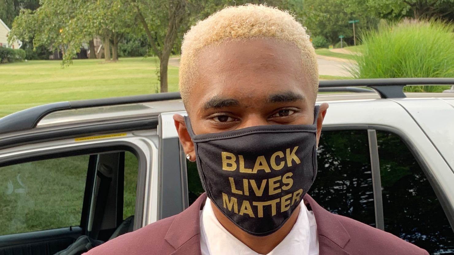 Dean Holmes was told to take off his Black Lives Matter mask at his high school graduation ceremony.