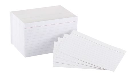 AmazonBasics Heavyweight Ruled Index Cards, 300 count