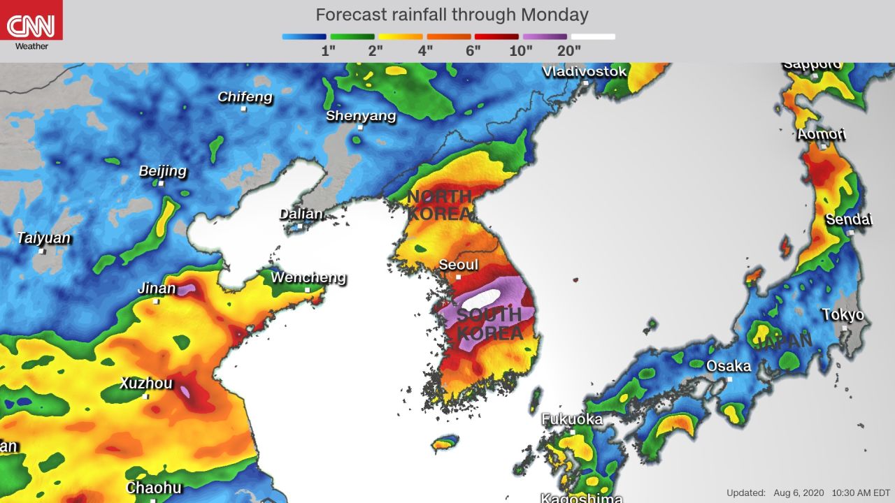 south korea rain accum 0806