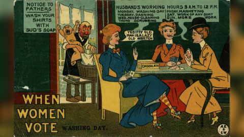 Anti-suffrage postcard
