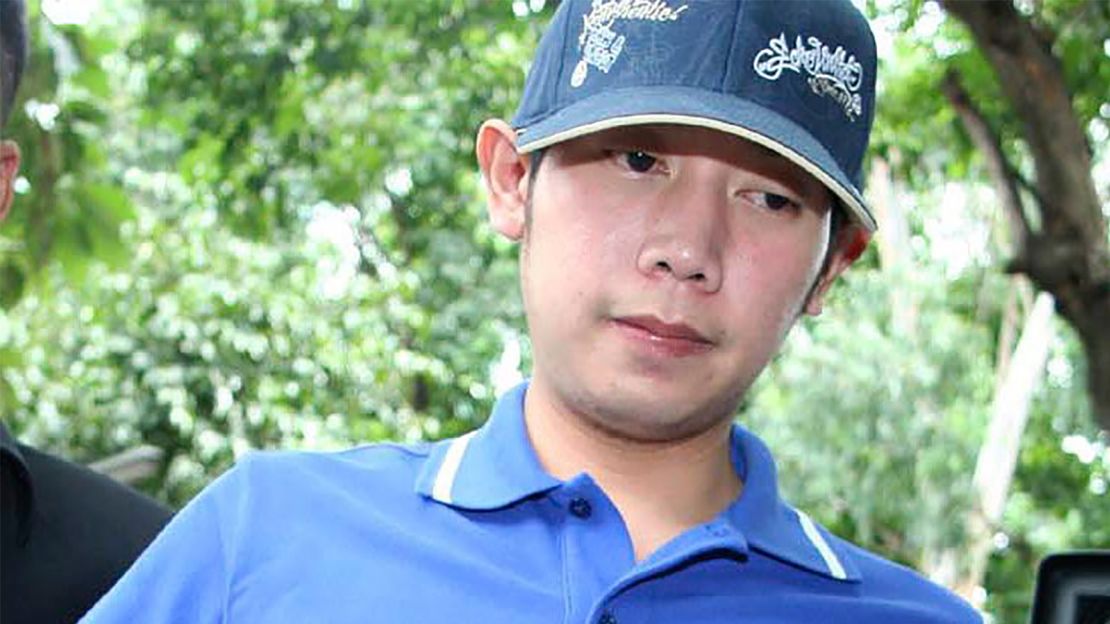 Vorayuth Yoovidhya is arrested at Thong Lor police station in Bangkok, Thailand, on September 3, 2012. 