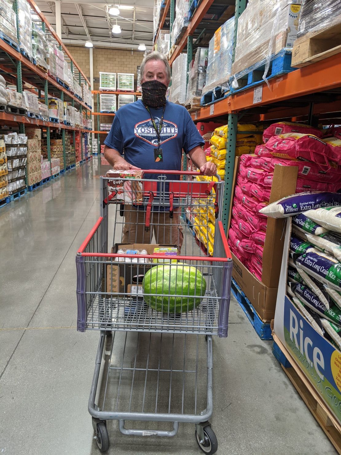 Kenneth Bloom, an Instacart full-service shopper in Southern California.