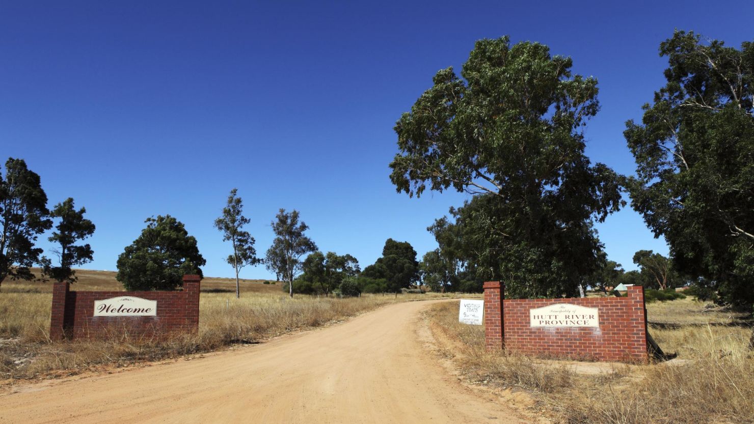 Mandatory Credit: Photo by Stuart Forster/Shutterstock (1735646n)
Entrance to the Principality of Hutt River, Western Australia, Australia. Leonard George Casley seceded from Australia on 21 April 1970 and claims to be the head of a sovereign state. He pays no taxes to the Commonwealth of Australia.
Australia - 2011
